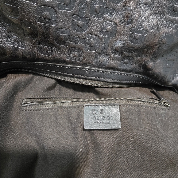 Authentic Gucci dark chocolate horsebit leather hobo and wallet set - Picture 12 of 13